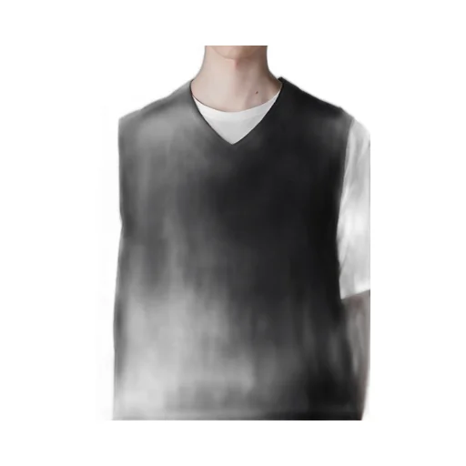 Purl Stitch Raw Edge Vest
