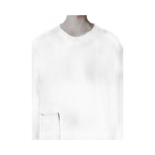 Purl Stitch Raw Edge Ls T