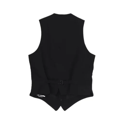 Wool Gabardine 7Buttons Vest
