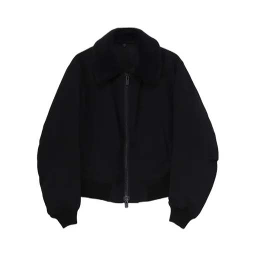 Wool Gabardine Flight Jacket