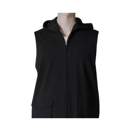 High Density Jersey Hooded Zip Vest