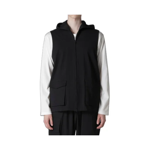 High Density Jersey Hooded Zip Vest
