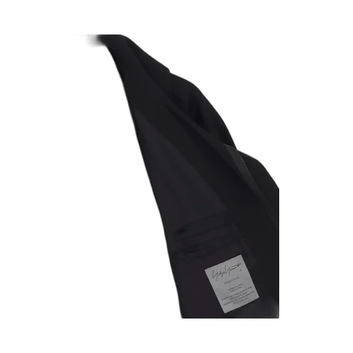 Wool Gabardine Straight Cutting Stand Collar Coat