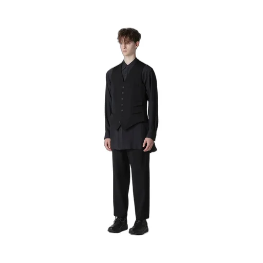 Wool Gabardine 7Buttons Vest