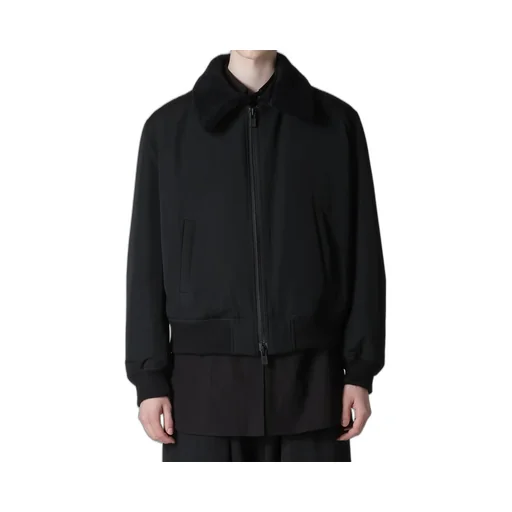 Wool Gabardine Flight Jacket