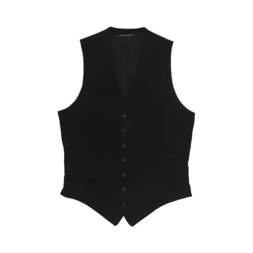 Wool Gabardine 7Buttons Vest