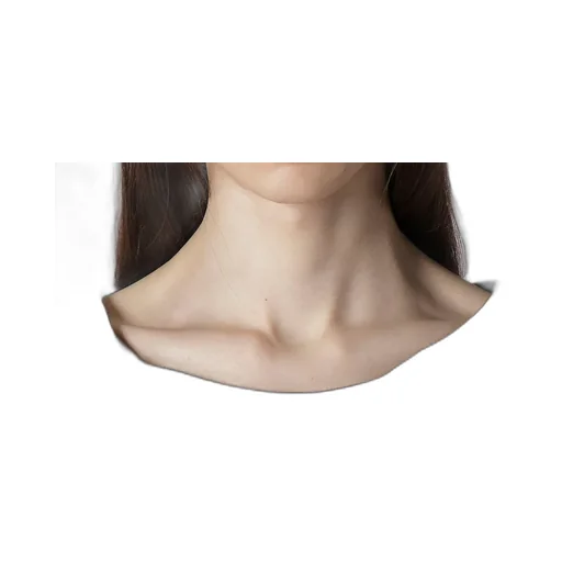 1/80 Washable Wool Interlock Layered Neck Long Slv T