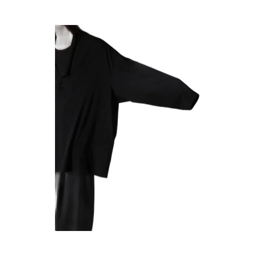 Cotton Cashmere Jersey One Button Cardigan