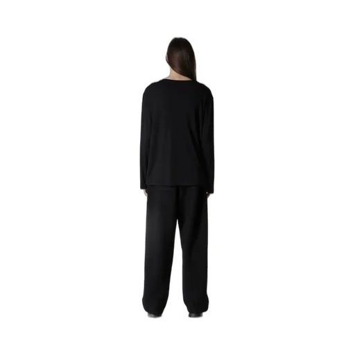 1/80 Washable Wool Interlock Layered Neck Long Slv T