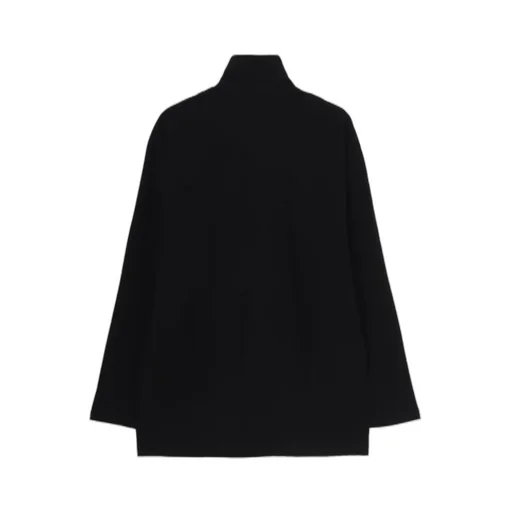 30/-Cotton Single Jersey Padded Collar Half Zip Long S