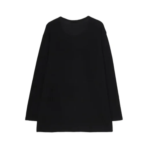 Cotton Angora Plating Jersey Chest Pkt Long Slv T