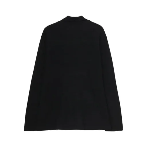 1/80 Washable Wool Interlock Layered Higk Neck T