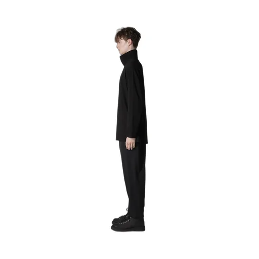 30/-Cotton Single Jersey Padded Collar Half Zip Long S