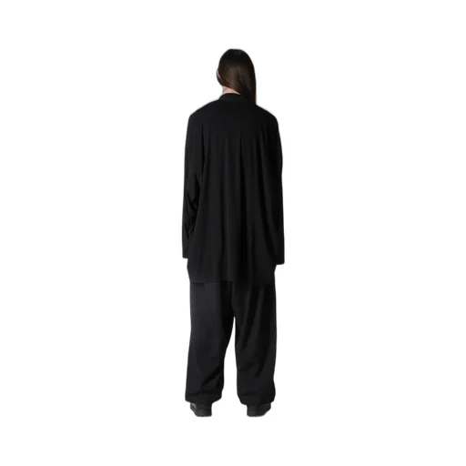 Cotton Cashmere Jersey One Button Cardigan