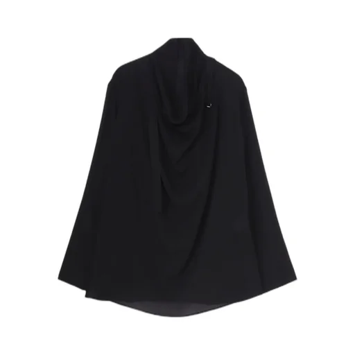Celllose Lawn Drape Pullover Blouse