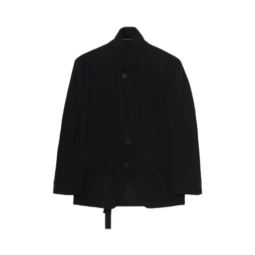 Wool Gabardine Inner Belt Jacket