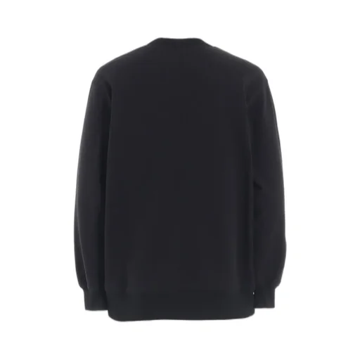 French Terry Flower Embroidery Pullover