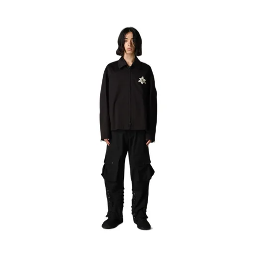 Whipcord Lily Embroidered Souvenir Jacket