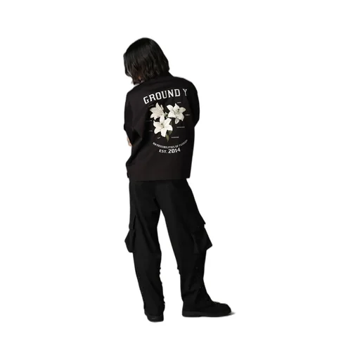 Whipcord Lily Embroidered Souvenir Jacket