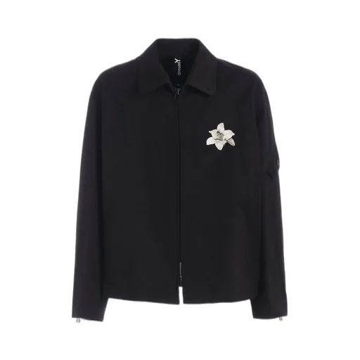 Whipcord Lily Embroidered Souvenir Jacket