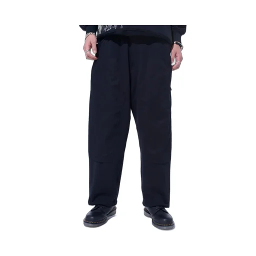 Twill Terry Mix Double-Knee Sweatpants