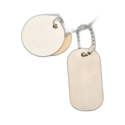 Brass Dog Tag Necklace