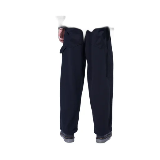 Twill Terry Mix Double-Knee Sweatpants