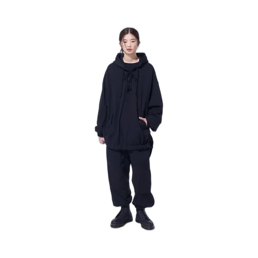 Twill Terry Mix Double-Knee Sweatpants