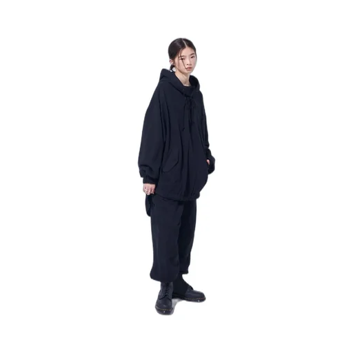 Twill Terry Mix Double-Knee Sweatpants