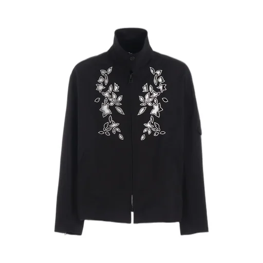 Whipcord Cutwork Sleeve-Pocket Drizzler Jacket