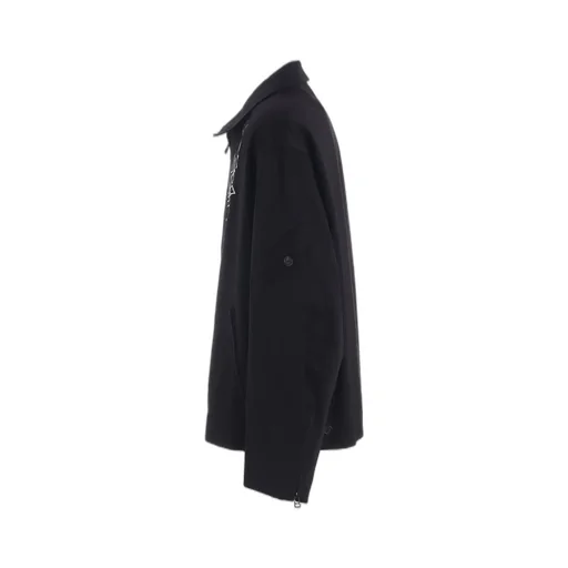 Whipcord Cutwork Sleeve-Pocket Drizzler Jacket