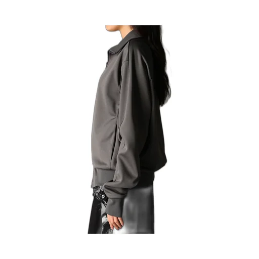 Polyester Smooth Split Raglan Track Jacket