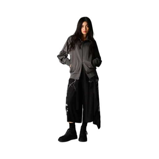 Polyester Smooth Split Raglan Track Jacket