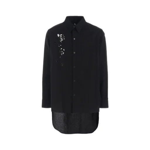 Cutwork Embroidery Light Twill Shirt