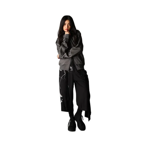 Polyester Smooth Split Raglan Track Jacket
