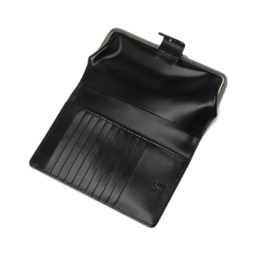 Smooth Leather Long Wallet