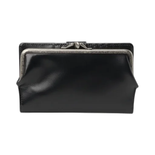 Smooth Leather Long Wallet