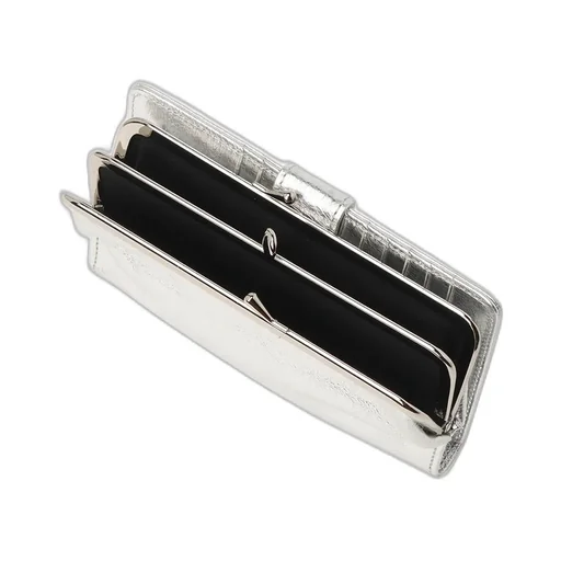 Foil Smooth Leather Long Wallet
