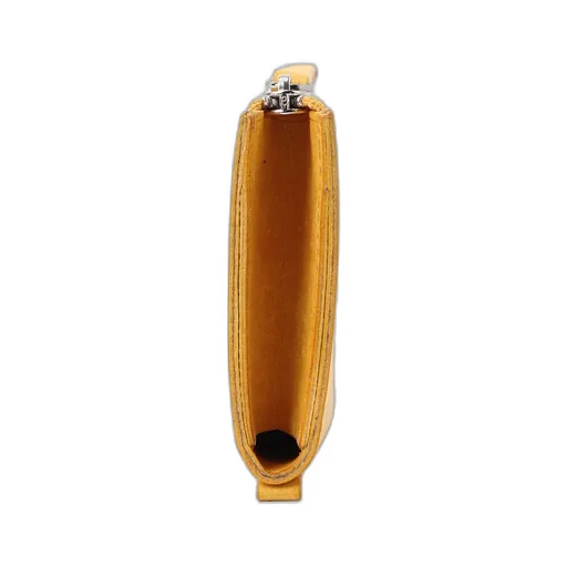 Vegetable-Tanned Nubuck Leather Zip Wallet