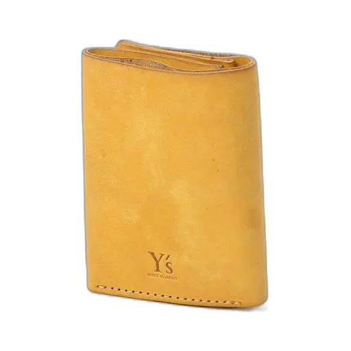 Vegetable-Tanned Nubuck Leather Trifold Wallet