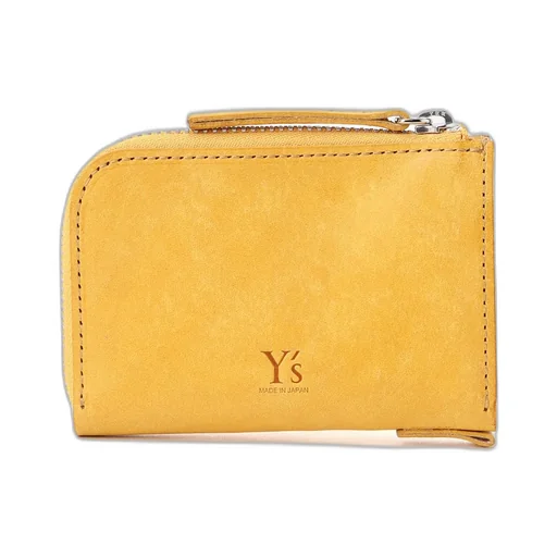 Vegetable-Tanned Nubuck Leather Zip Wallet
