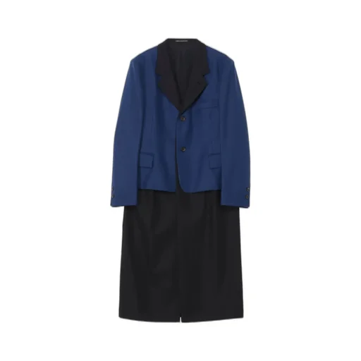 Yohji Yamamoto × Pendleton Docking Long Jacket A