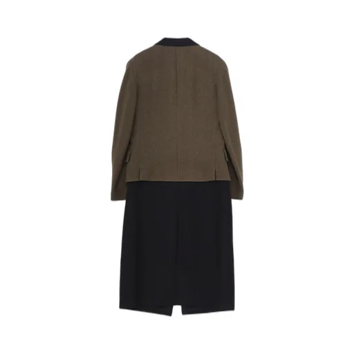 Yohji Yamamoto × Pendleton Docking Long Jacket B