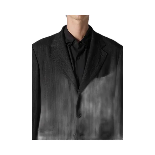 Zip Opened Cuff 3-Button Jacket