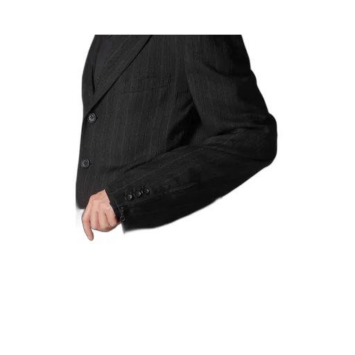 Zip Opened Cuff 3-Button Jacket