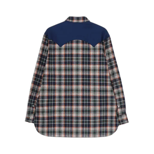 Yohji Yamamoto × Pendleton Plaid Blouse B