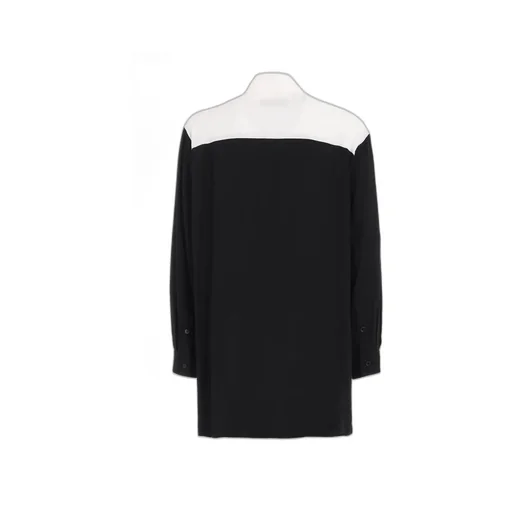 Rayon Monochrome Front Patch Shirt