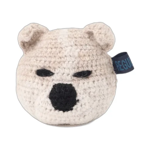 Combination Knitted Key Charm With Mirror