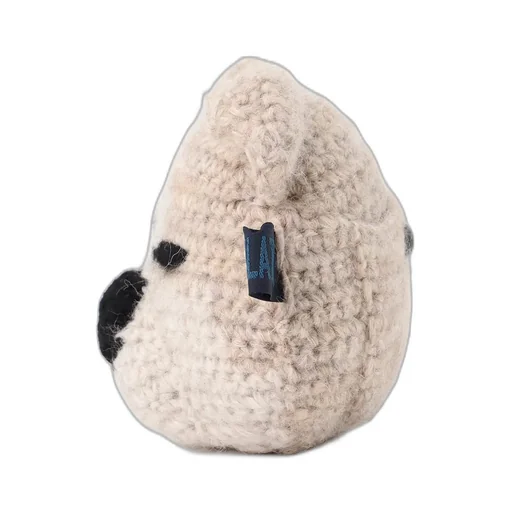 Combination Knitted Key Charm With Mirror