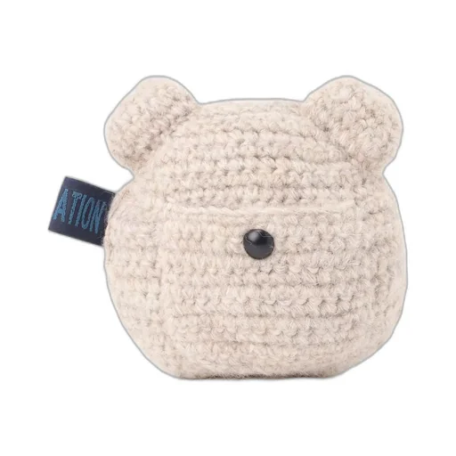 Combination Knitted Key Charm With Mirror